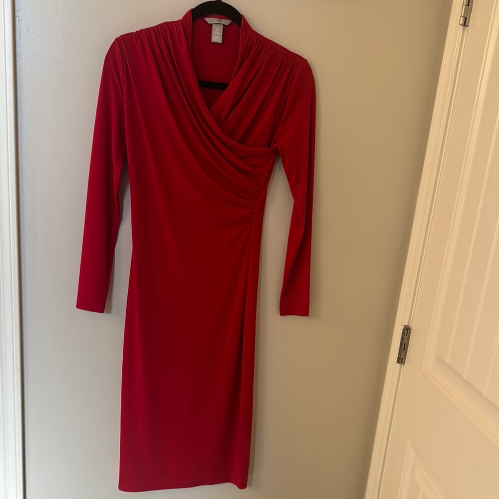 Midi Red Dress